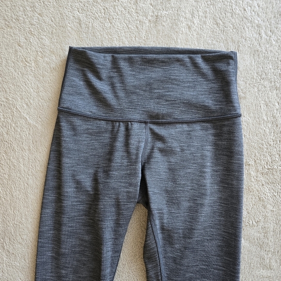 Lululemon Wunder Under Hi-Rise Tight Full-On Luxtreme 28" Heathered Black size 4 - Picture 3 of 11